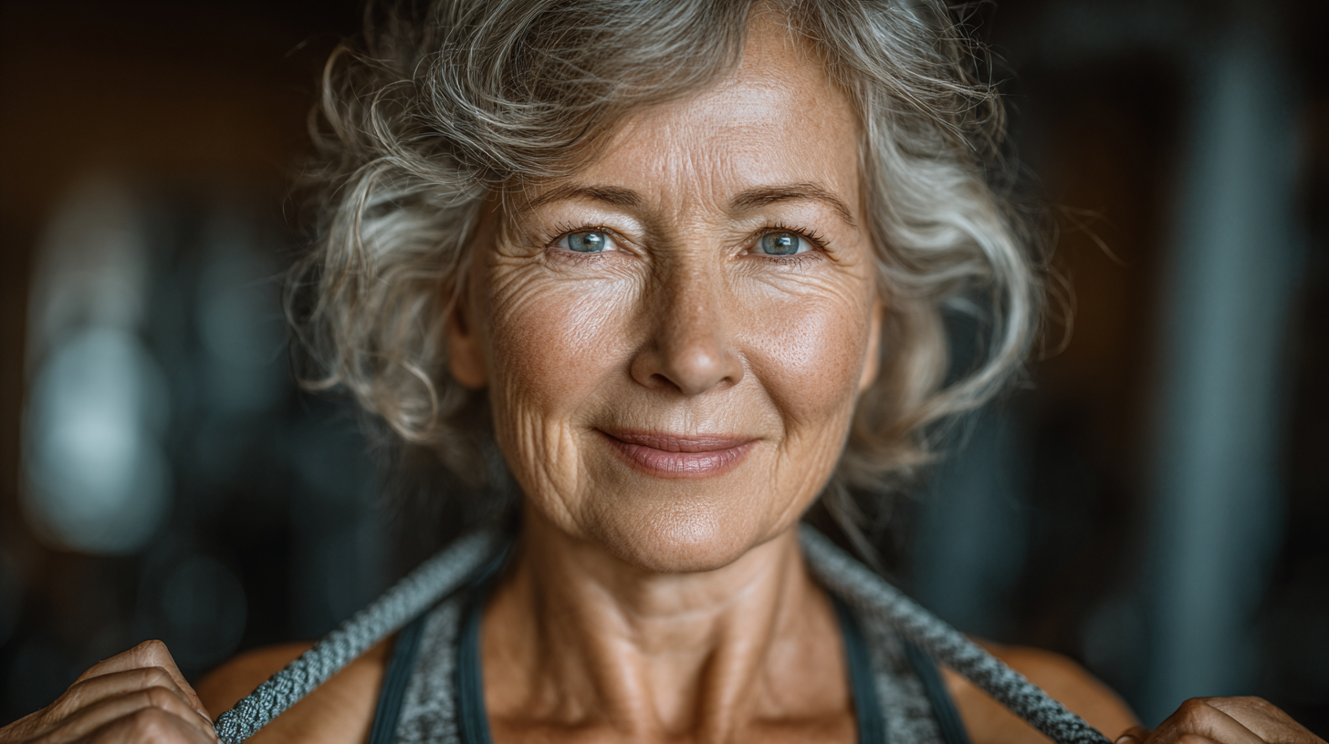 Пара старшого віку насолоджується активним відпочинком